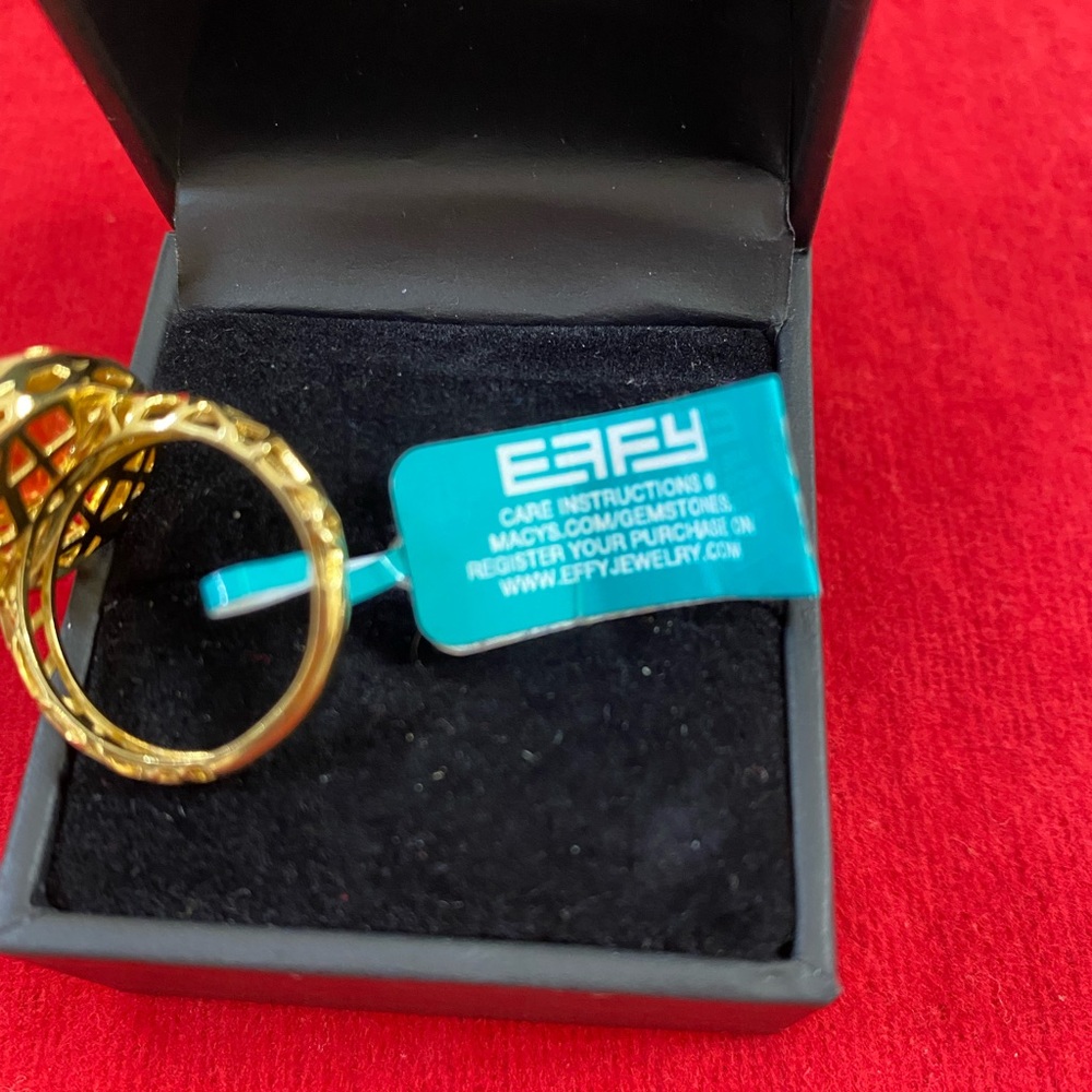 Effy Citrine Oval Statement Ring - image 6